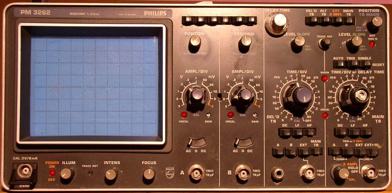 Image of philips PM3262 Oscilloscope