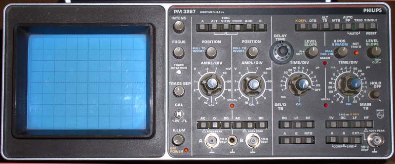 Image of Philips PM3267 oscilloscope